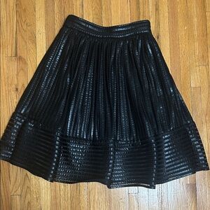Maje Elegant Black A-Line Skirt